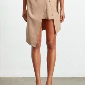 Elliatt tan Milani asymmetrical khaki skirt,  very cool.